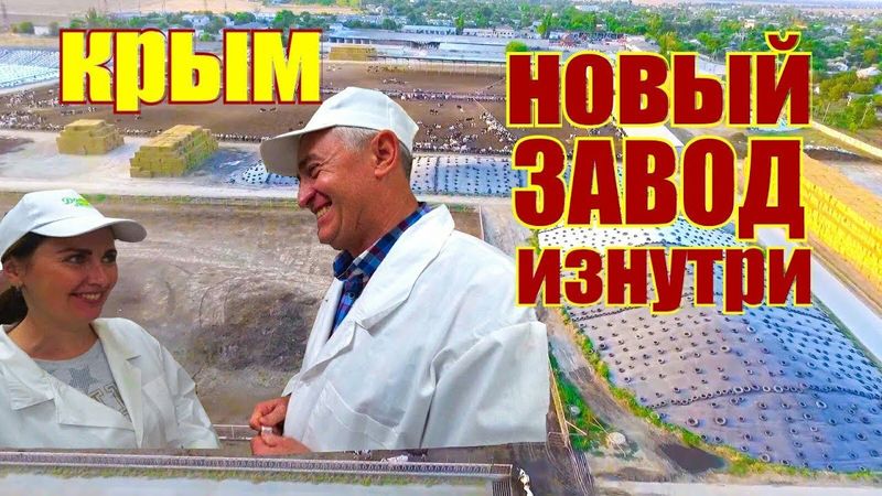 Крым развивается! НОВЫЙ МОЛОЧНЫЙ ЗАВОД в Крыму! Своя ФЕРМА. Долина легенд. Крым 2018