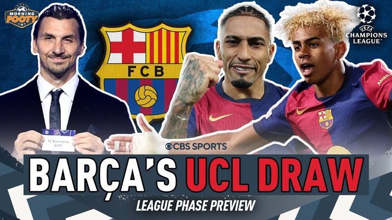 Il Barcellona affronta Chelsea, PSG e Newcastle nella fase a gironi della UCL | Reazione al sorte...