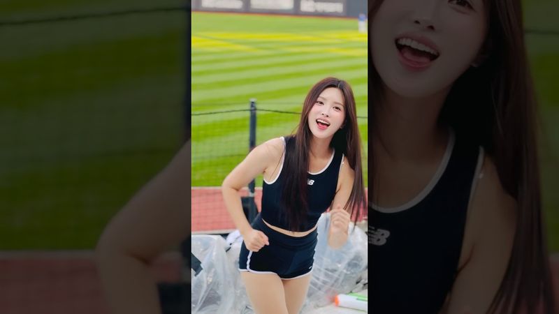 워페 때도 뽀송한 가든 #김정원 #김정원치어리더#ktwiz #kt위즈 #kt위즈치어리더