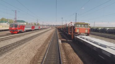 قطار روسیه مشاهده قطار روسیه: Uyar-Ilanskaya. سواری آموزش تابستان در سیبری