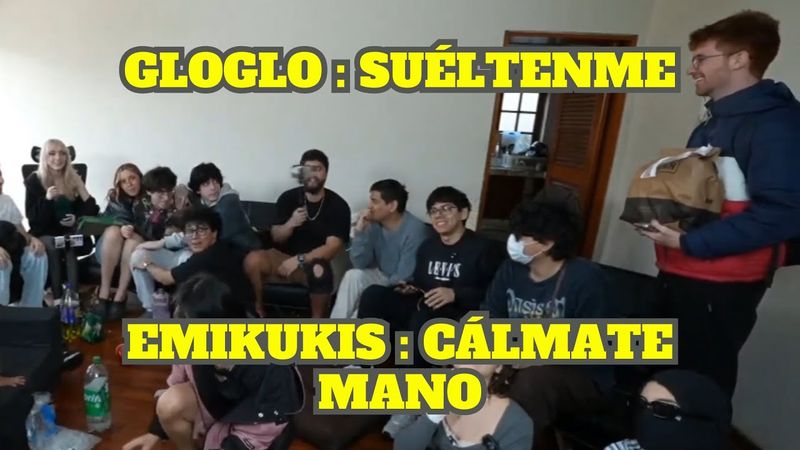 SHADOUNE LLEGA A LA CASA Y GLOGLO SE PONE LOCO