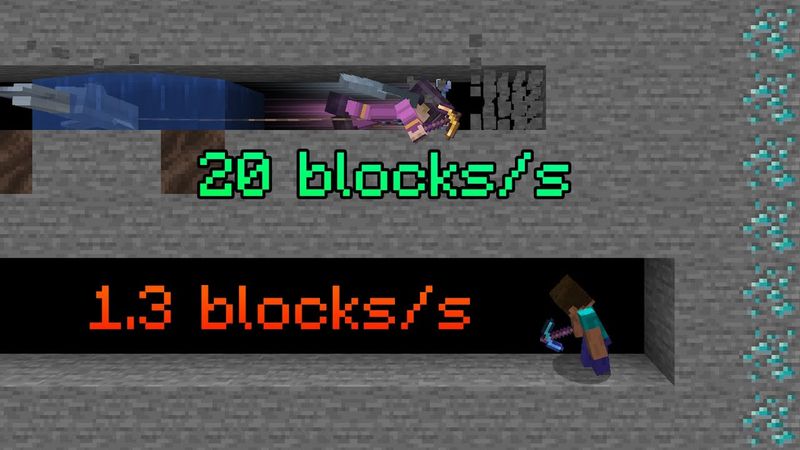 What is the FASTEST way to TUNNEL in Minecraft