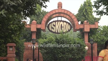 Followers of Krishan and Radharani at the ISKON temple Kailash Colony New Delhi