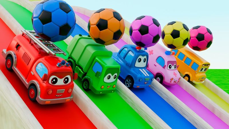 Baby Shark 🐳 + Surprise Egg Song | 🚒 Wheel on the Fire Truck & Animal Song | Nursery Rhymes