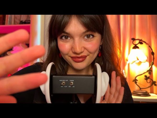 ASMR | 1 Hour Of Fast and Aggressive 3dio Ear Massage With Oil + Mouth Sounds + Hand Sounds 💗