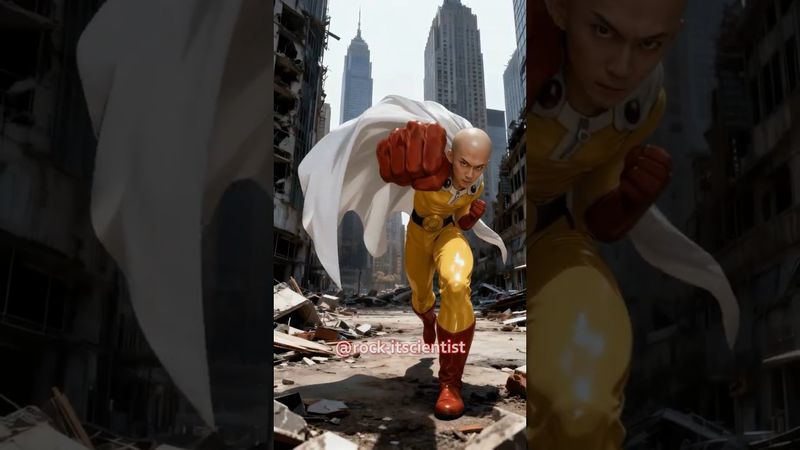 One-Punch Man Characters Brought to Life! #onepunchman #saitama #genos #metalbat #fubuki