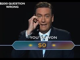 Who Wants To Be A Millionaire (Australia) - DVD Game (1st Edition) - Wrong Answer Reactions