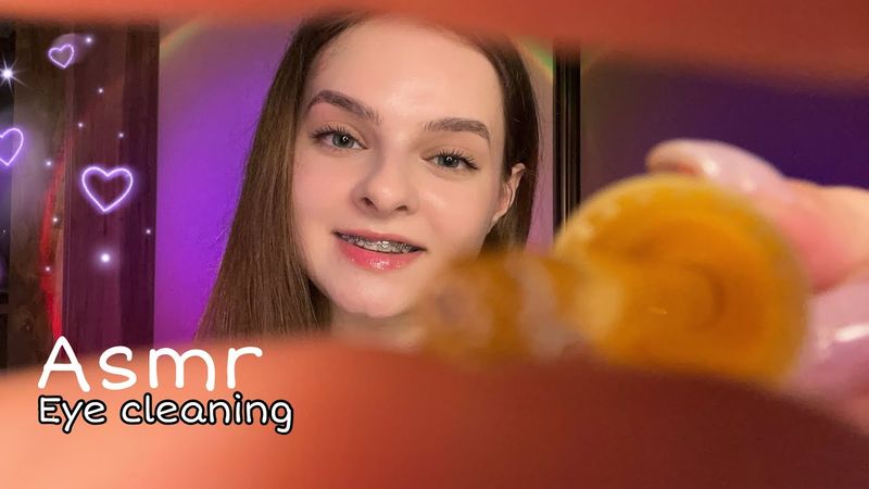 ASMR✨Eye Cleaning 👁️Wet Mouth Sounds & Triggers (Deep Sleep Roleplay)