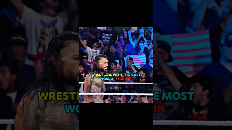 WWE Wrestlers with the Most World Title Wins 🥵 Edit