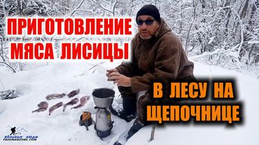 ПРИГОТОВЛЕНИЕ ЛИСЬЕГО МЯСА. Правильно и вкусно готовим лисицу в лесу. Выживание. Survival.