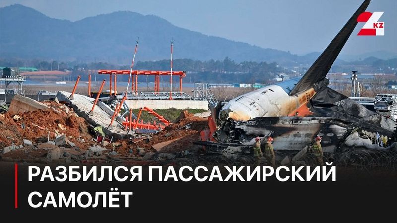 В Южной Корее разбился пассажирский самолёт