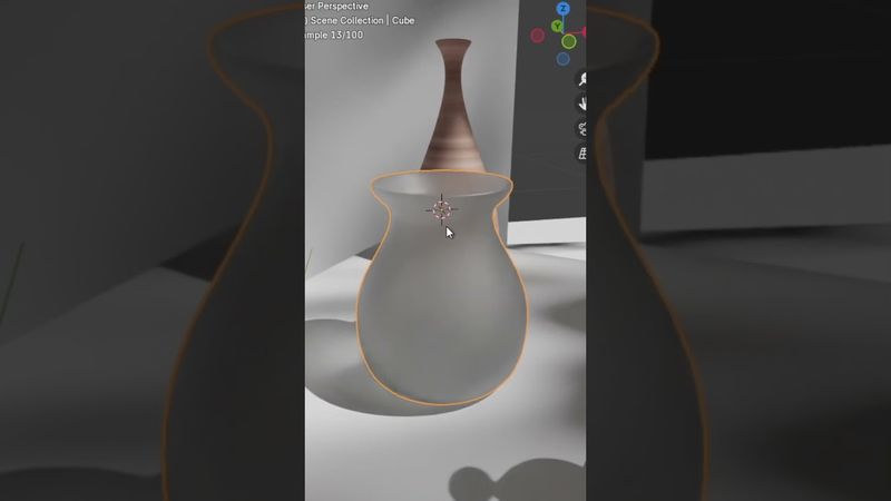 ешь стекло в #Blender #3d #SemDiWork