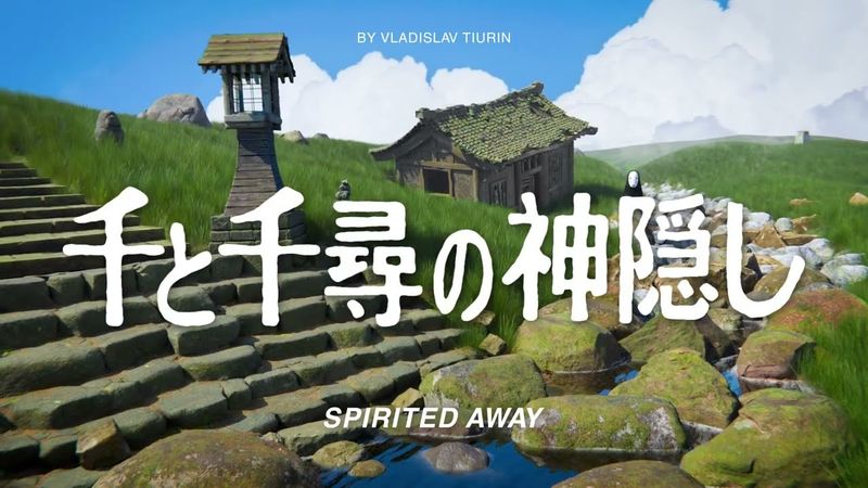 SPIRITED AWAY, Hayao Miyazaki & Ghibli 3d cinematic tribute in Blender vol.2