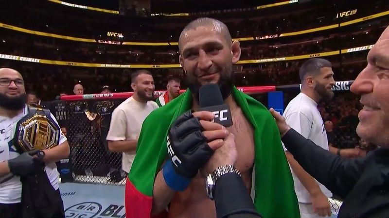 UFC 319: Хамзат Чимаев - Слова после боя