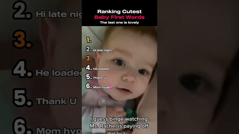 Peringkat Kata-kata Pertama Bayi Terlucu