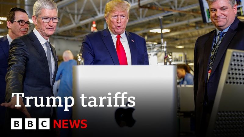 US President Trump threatens 50% tariffs on EU and 25% on iPhones | BBC News