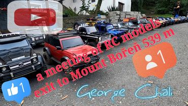 RC offroad meeting of RC models, crawler to Mount Bořeň 539 m above sea level.