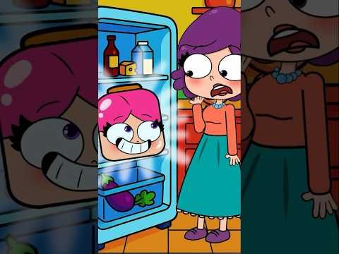 НИКОГДА НЕ ЗАЛЕЗАЙ В ХОЛОДИЛЬНИК #луана #челлендж #анимация #мультик