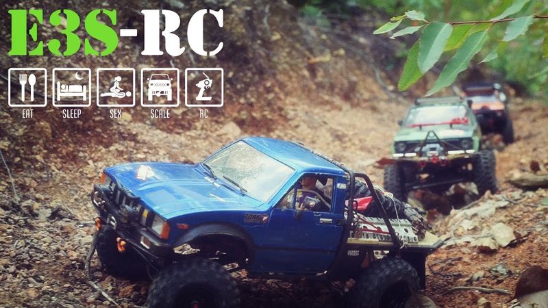E3S-RC/TOYOTA Hilux Team /RC4WD-SCX10-RCMODELex /Off road adventure, Extreme fun at the jungle