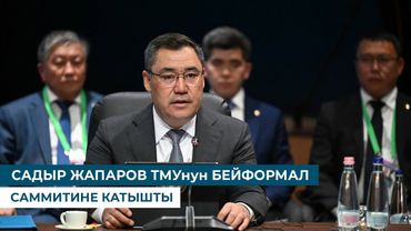 САДЫР ЖАПАРОВ ТМУнун БЕЙФОРМАЛ САММИТИНЕ КАТЫШТЫ