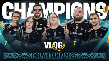 TEAM SPIRIT: PGL ASTANA 2025. CHAMPIONS VLOG