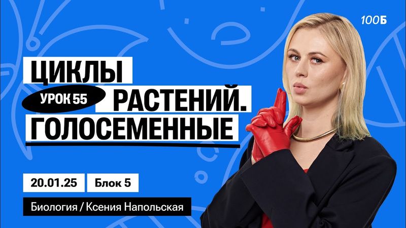 Циклы растений. Голосеменные | Биофак 2025 | Урок 55