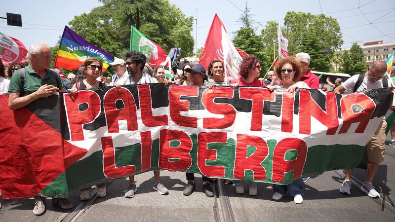 Thousands march in Rome to demand ceasefire and end of war in Gaza | AFP