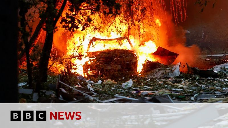 Russian strikes kill six and hit apartment block, Ukrainian officials say | BBC News
