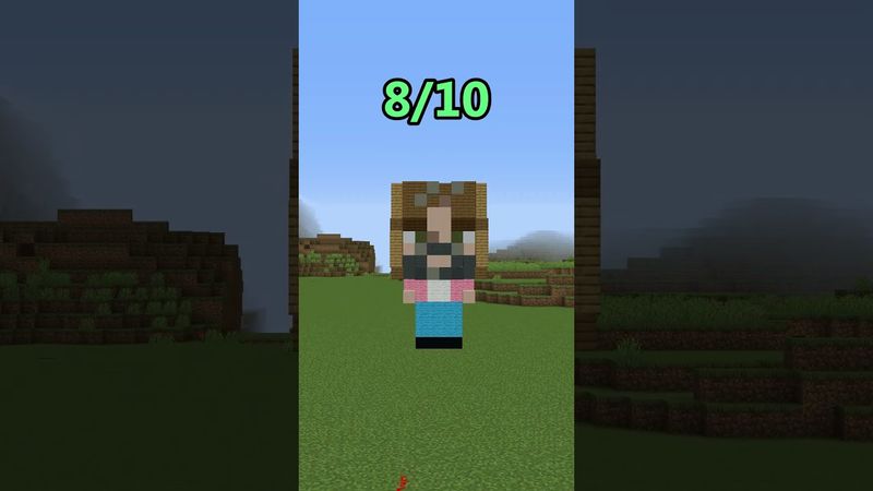 Minecraft: Can you complete the build? 🤔 #Shorts