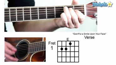 How to Play "God Put a Smile Upon Your Face" by Coldplay on Guitar