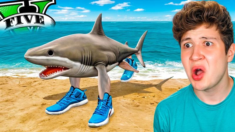 ENCONTRÉ a los ITALIAN BRAINROT en GTA 5! 🦈🐊 (Mods)