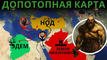 РАСКРЫТО! ТАК ВЫГЛЯДЕЛА КАРТА МИРА ДО ПОТОПА!