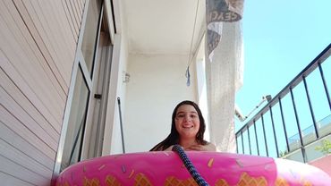 Parte 1 a tormar banho na piscina