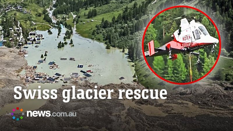 Desperate search for missing man after Swiss glacier destruction