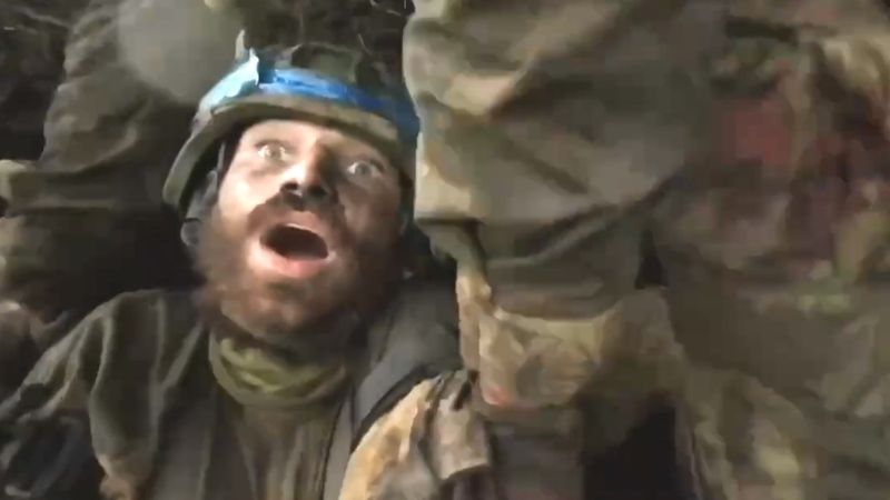 Un episodio teso della battaglia della 4a compagnia dell'Ucraina