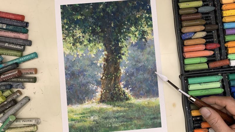 Oil Pastel dan Painting Knife 3