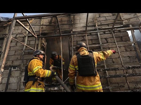 Latest Russian missile and drone attacks across Ukraine kill at least two and injure 33