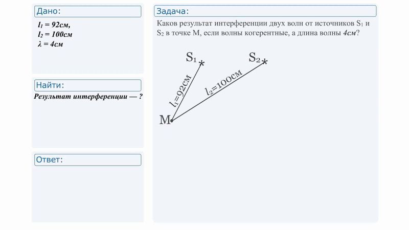 №5 Решение задачи по физике. Механические колебания  и волны