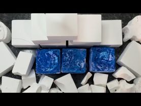 Chunks, Blocks & Reforms 💙🩵✨ Gym Chalk ASMR