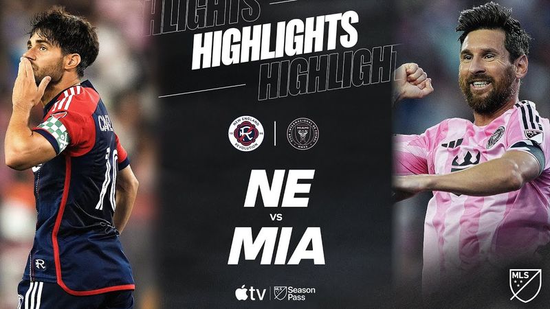 New England Revolution vs. Inter Miami CF | Full Match Highlights | Messi, Carles Gil Magic