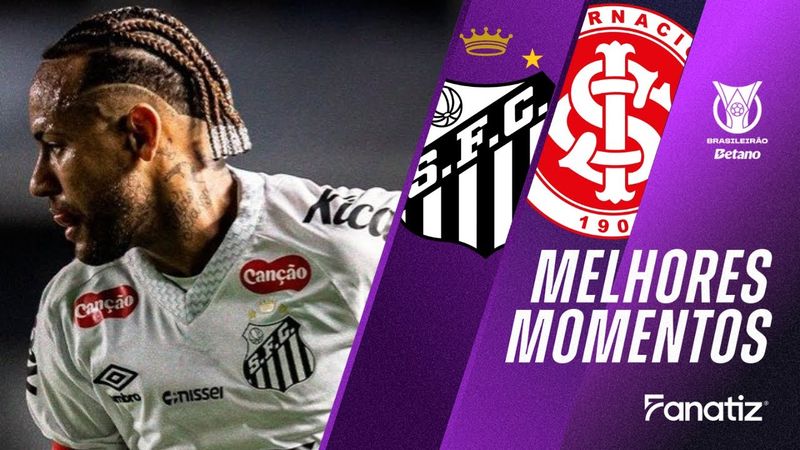 Santos 1 x 2 Internacional I Melhores momentos I Brasileirão 2025