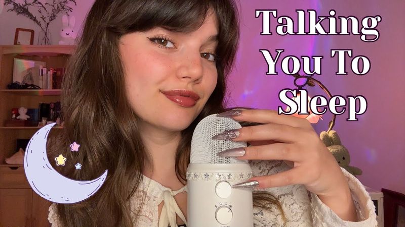 ASMR Fast and Aggressive Triggers While Talking You To Sleep (Upclose Whispers, Nail Clacking, +)
