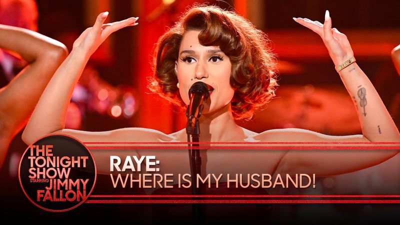RAYE: WHERE IS MY HUSBAND! | The Tonight Show Starring Jimmy Fallon
