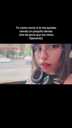 Conmigo no puedes tener miradas románticas porque me da pena el conta...