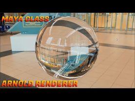 How to make a perfect glass in Autodesk Maya tutorial Arnold render.
