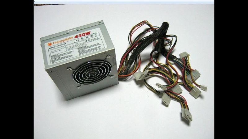 Блок питания Thermaltake 430W XP550 NP до чистки