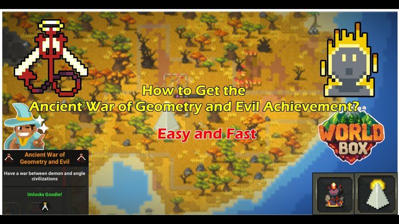 😇 Unlock the New ANGELS WorldBox 0.50 | Ancient War of Geometry and Evil Achievement