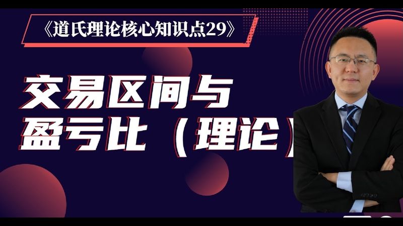 《道氏理论核心知识点 29》 交易区间与盈亏比（理论）