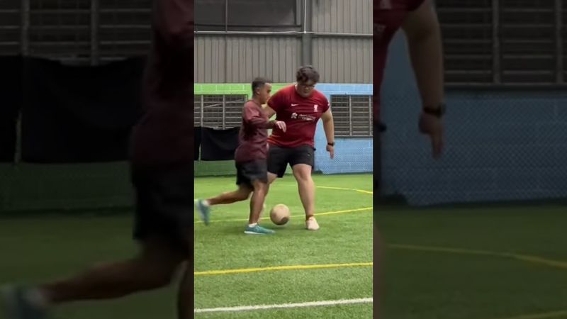 Skill 🥶⚽ Trap 🪤 Panna Tutorial #football #skills