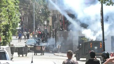 Israeli forces fire tear gas at Palestinians during Ramallah raid | AFP